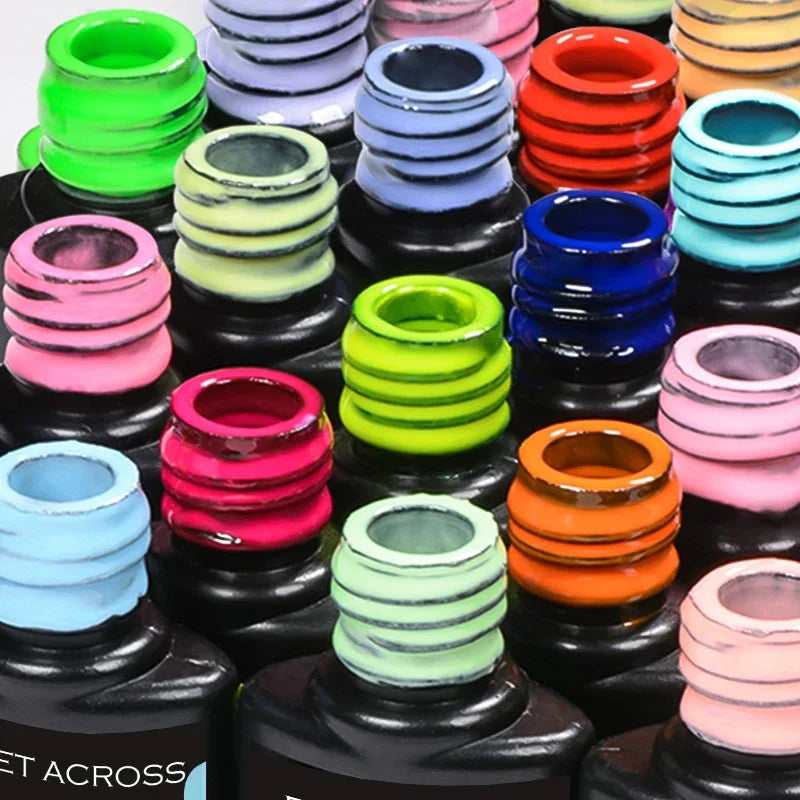 160 Colors Gel Nail Polish Kit- Professional UV/LED Soak Off Gel Set, Long Lasting Nail Art Kit for Home Salon Use